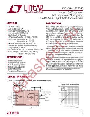 LTC1594CS datasheet  